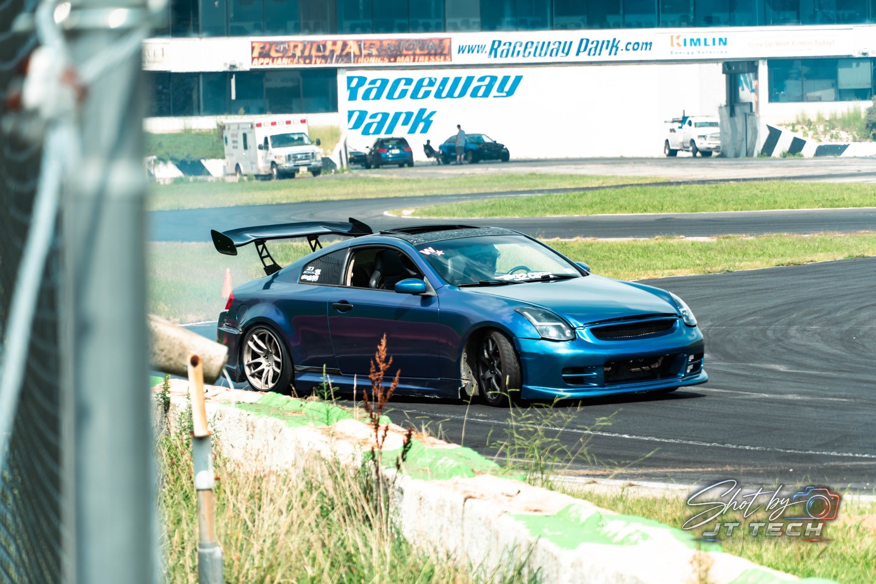 Blue car photography