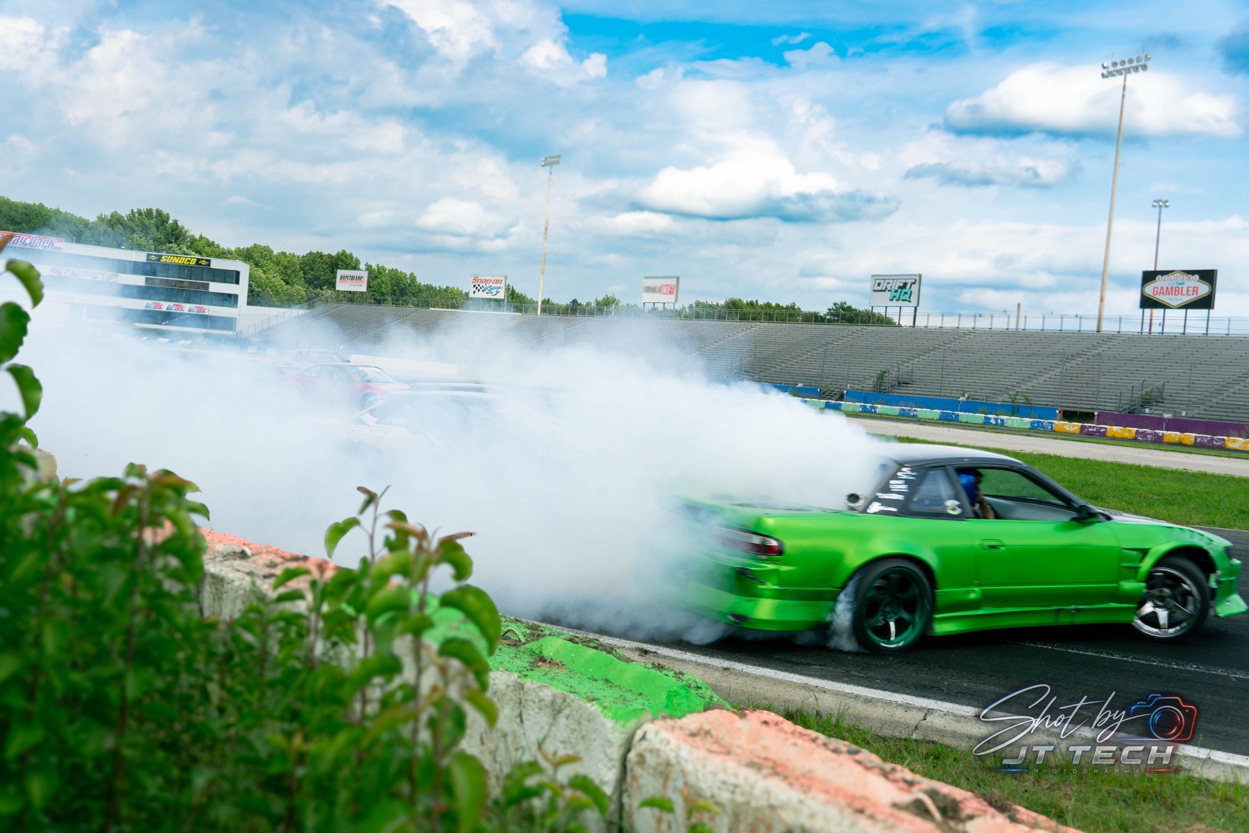 Green car photography